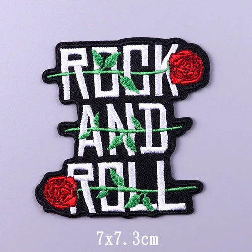 Punk Funny Patch Iron On Patches For Clothing Thermoadhesive Patches