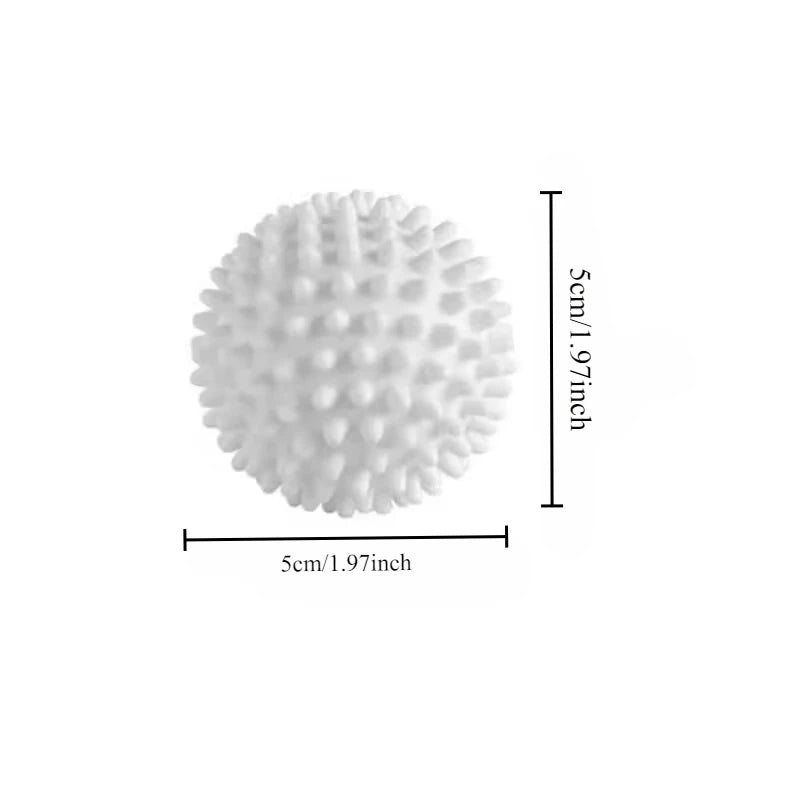 Anti-wrap laundry ball round pure white magic cleaning drum washing