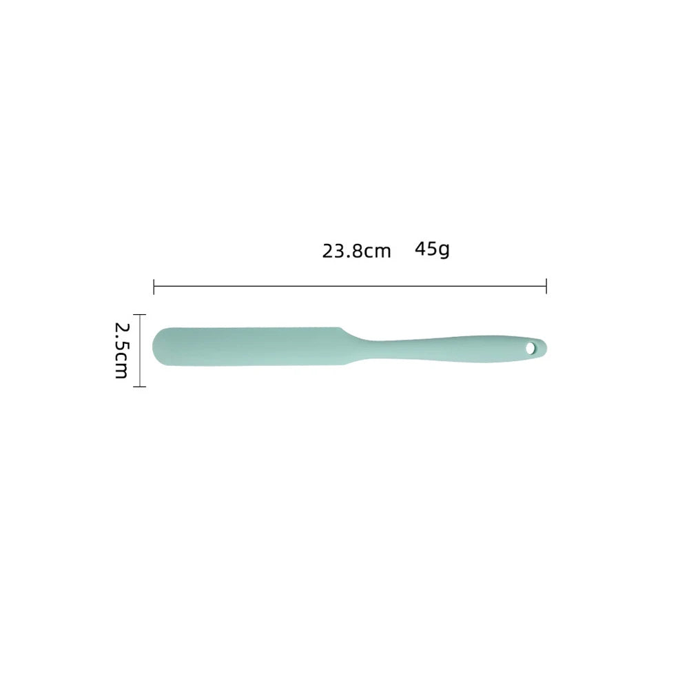 Food Grade Silicone Cream Scraper Household all-in-one Long Cake