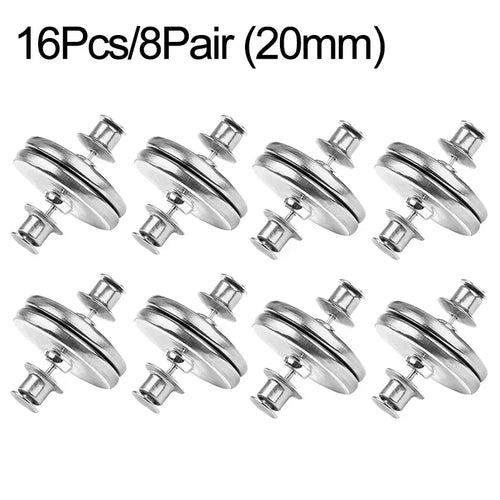 4/8Pairs Curtain Magnetic Button Detachable Curtain Fix Fastener Clip