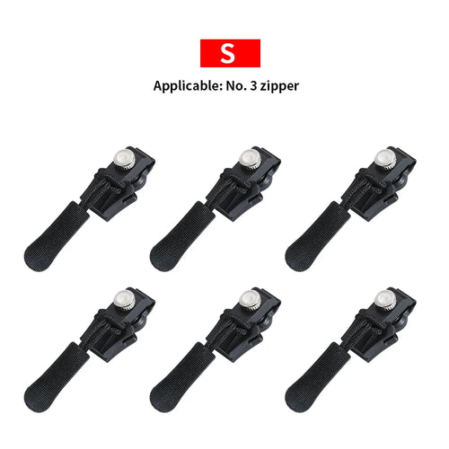 Universal Detachable Metal Zipper Slider Puller Detachable Instant