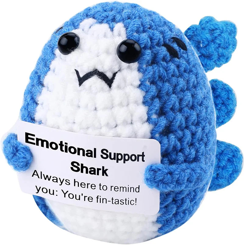Positive Crochet Potato Animal with Positive Message, Emotional