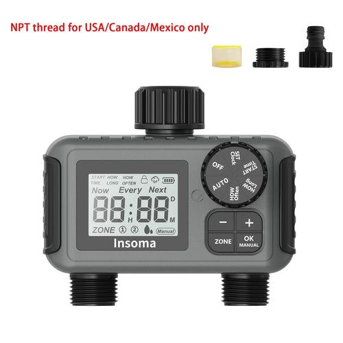 Insoma Smart Irrigation Watering System Dual Outlets Automatic Water