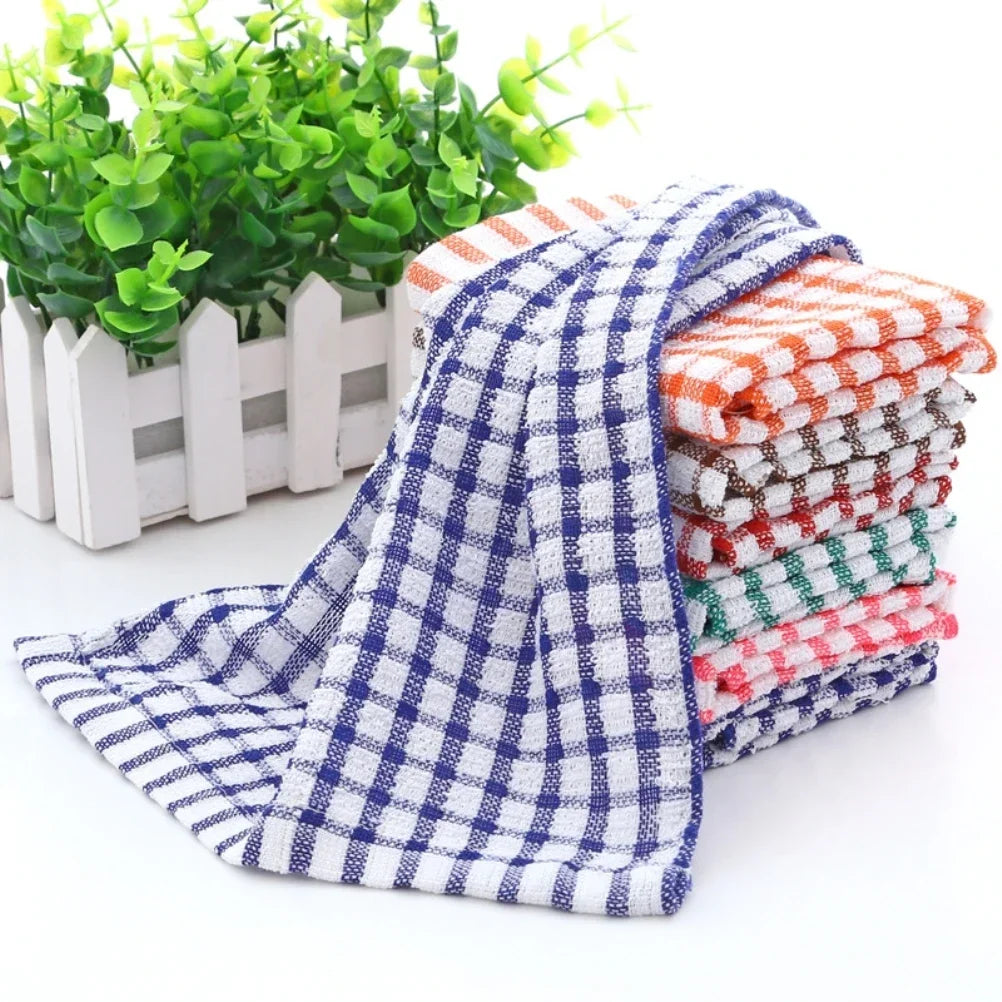 Premium 6PCS All Cotton Dish Towels Kitchen Cleaning Cloth Set for