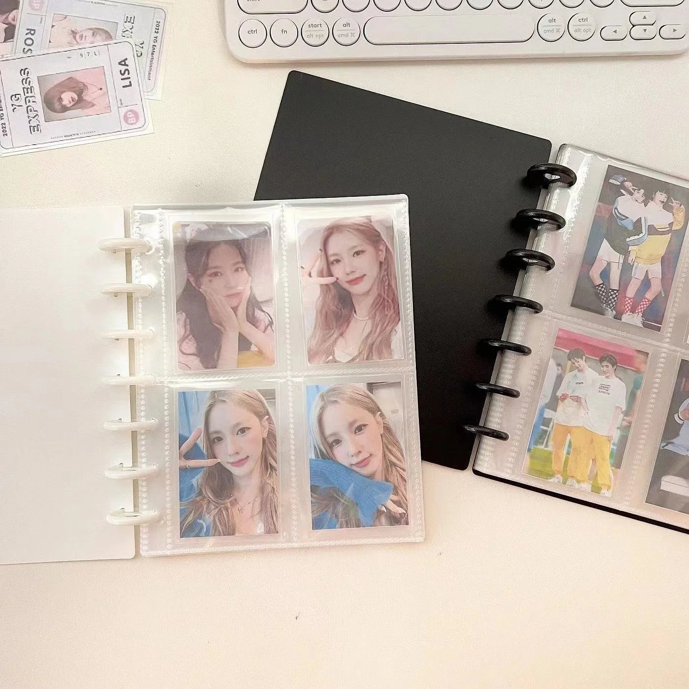 3-inch 20pages Love Bean Star Album Small Card Mushroom Hole Live Page