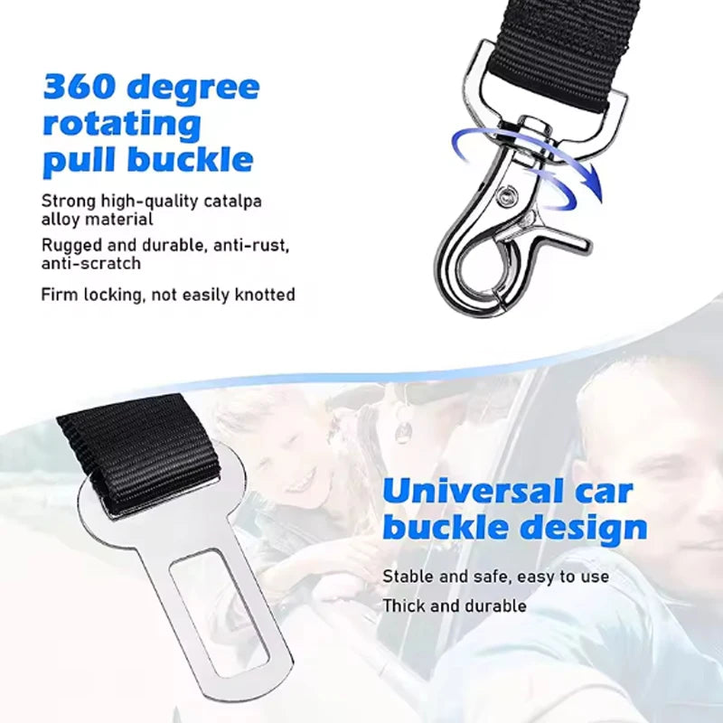 Hot Dog Car Safety Belt Dog Safety Belt with Damping Belt and