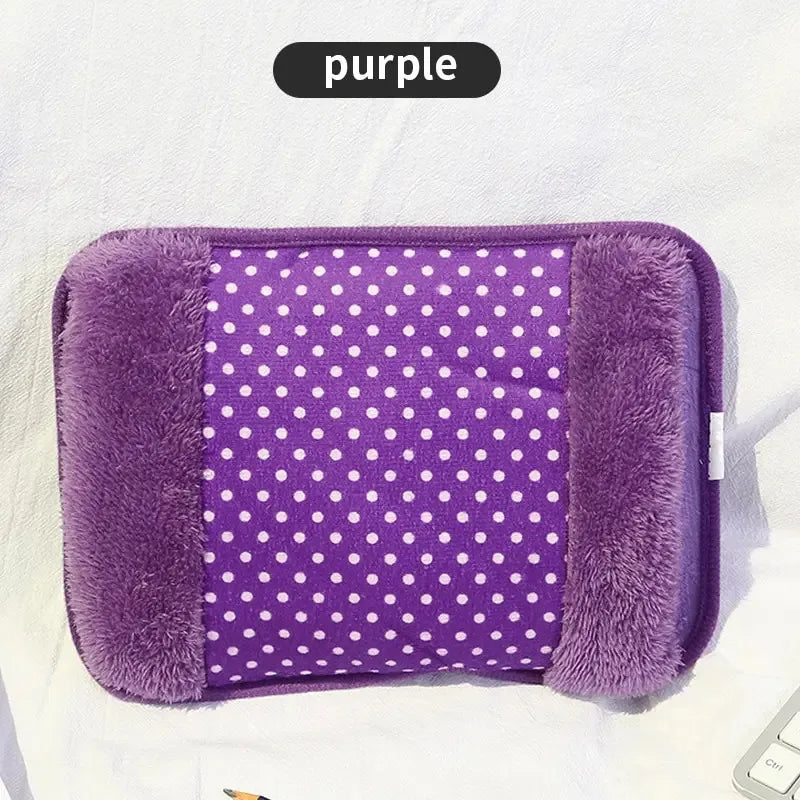 Dot Pattern Electric Hot Water Bag 500W 220V Rechargeable Winter Hand