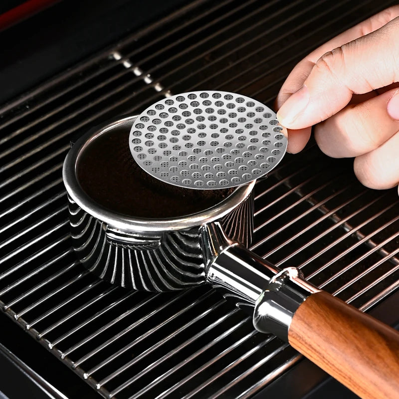 51/53/58mm Reusable Coffee Puck Screen 304 Stainless steel Double