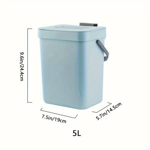 Food Waste Basket Bin for Kitchen, Small Countertop Compost Bin with