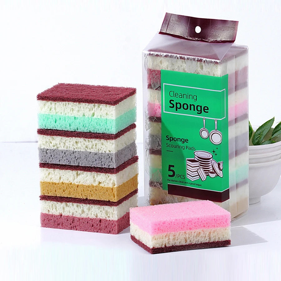 High density sponge cleaning cloth, dishwashing cloth, non greasy