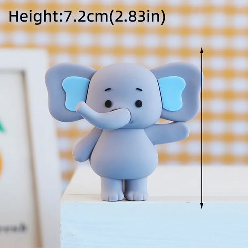 Baby Elephant Cake Topper for Baby Shower Elephant Cake Decoration