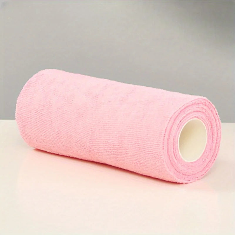 1 roll/20 reusable microfiber cleaning cloths - kitchen towels, multi