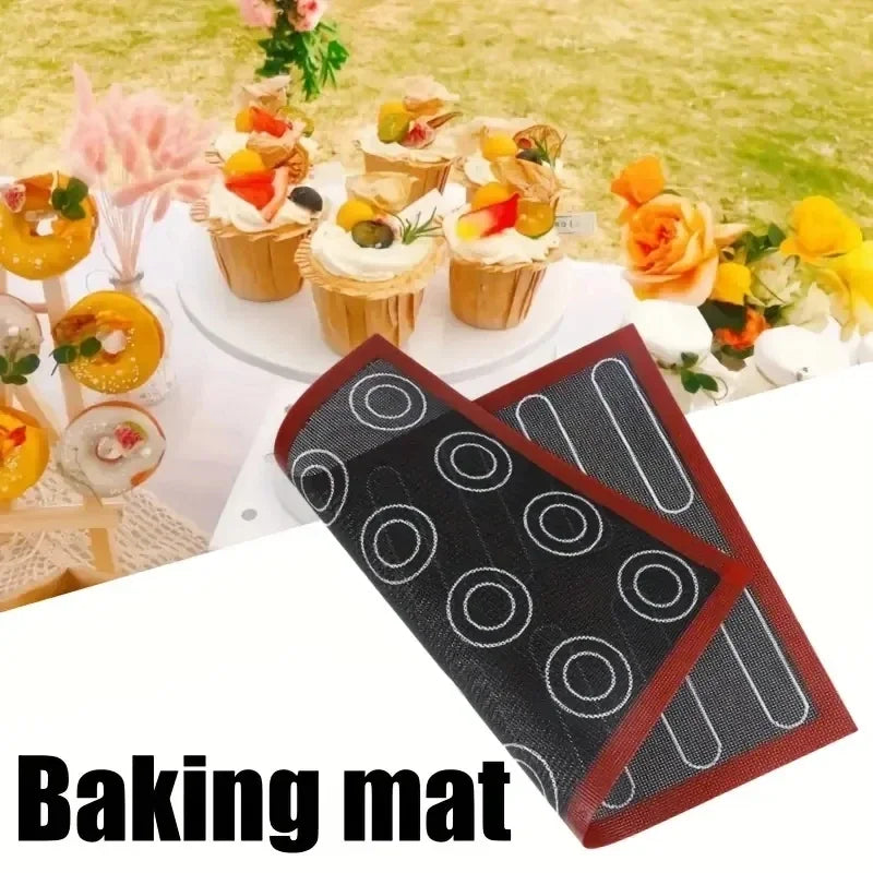 2pcs Non-stick Perforated Silicone Baking Mat-Oven Sheet Liner for