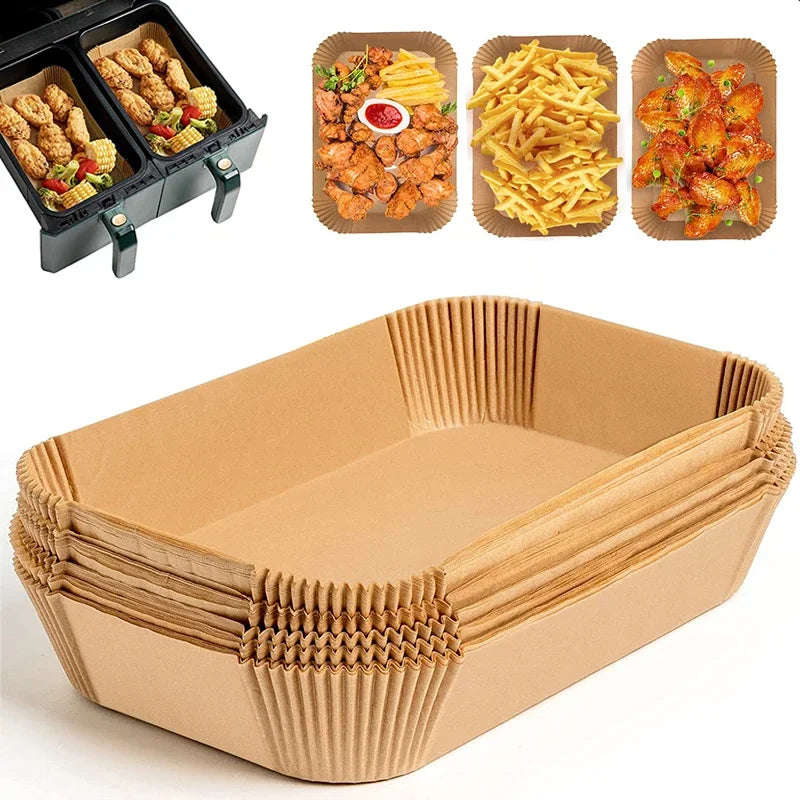 Disposable Air Fryer Paper Non-Stick Kitchen Baking Airfryer Mat