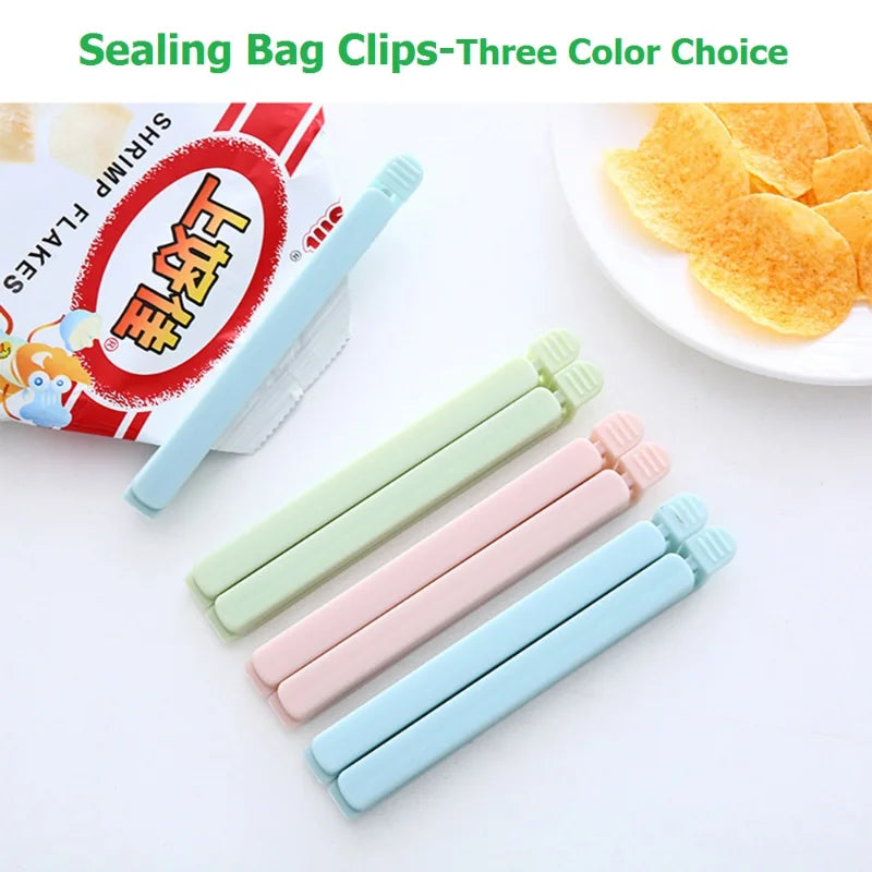 10PCS Bag Clips Food Snack Sealing Clip12/15.5cm Portable Kitchen