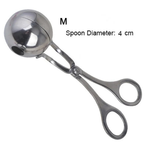 Meat Ball Maker Tool Stainless Steel Clip Round Rice Ball Shaper Spoon