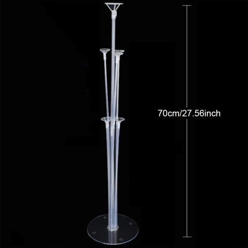Runto 1set Birthday Balloon Stand Kit, Balloon Stand With Base And