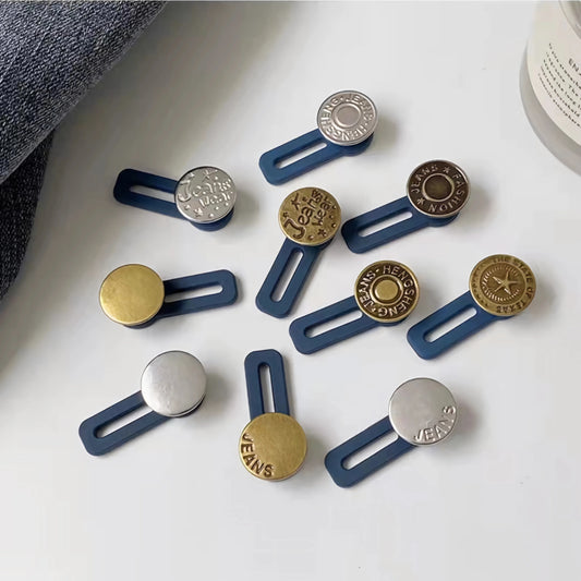 5pcs Metal Button Extender Perfect To Any Jeans Pants Free Sewing