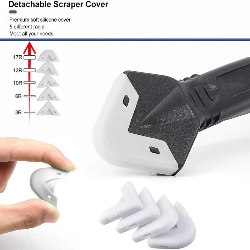 Silicone Scraper Sealant Smooth Remover Tool Set 9 In 1 Floor Caulk