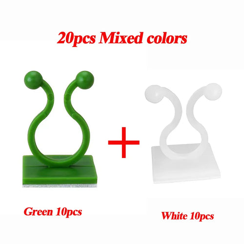100pcs-Home Garden Plant Climbing Wall Fixture Clips Rattan Vine Fixer