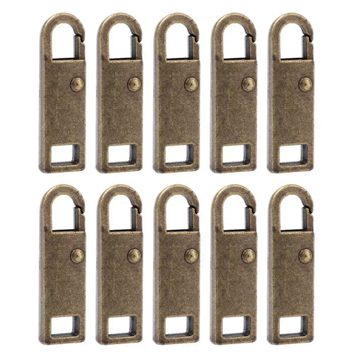 1-30pcs Universal Metal Zipper Puller Replacement Instant Repair