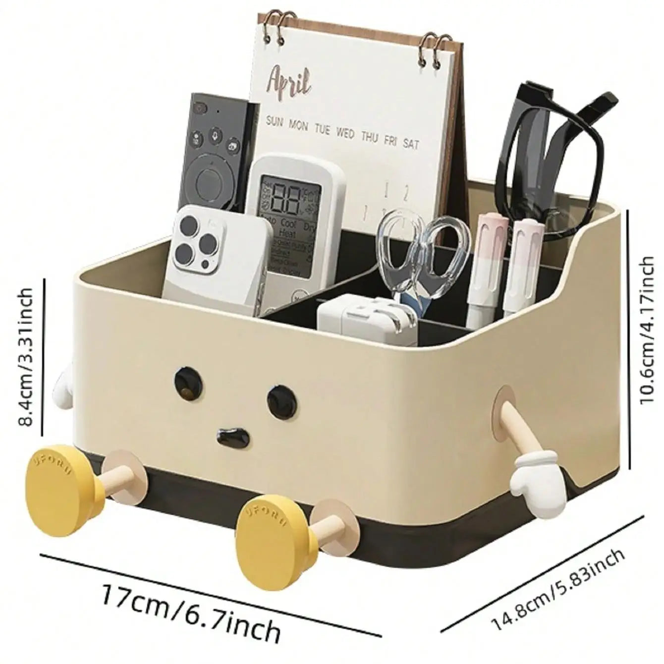 1pc multifunctional desktop storage box, cosmetic organisation shelf