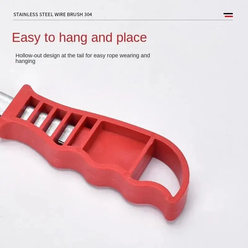 Multi-function Tool Wire Brush Copper Plated (Stainless Steel Brush,