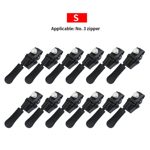 Universal Detachable Metal Zipper Slider Puller Detachable Instant