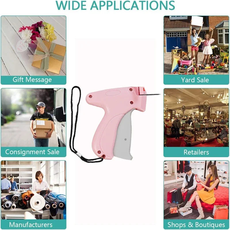 Garment Label Gun Quilt Holder Hangtag Gun Soft Silicone Pinless Snap