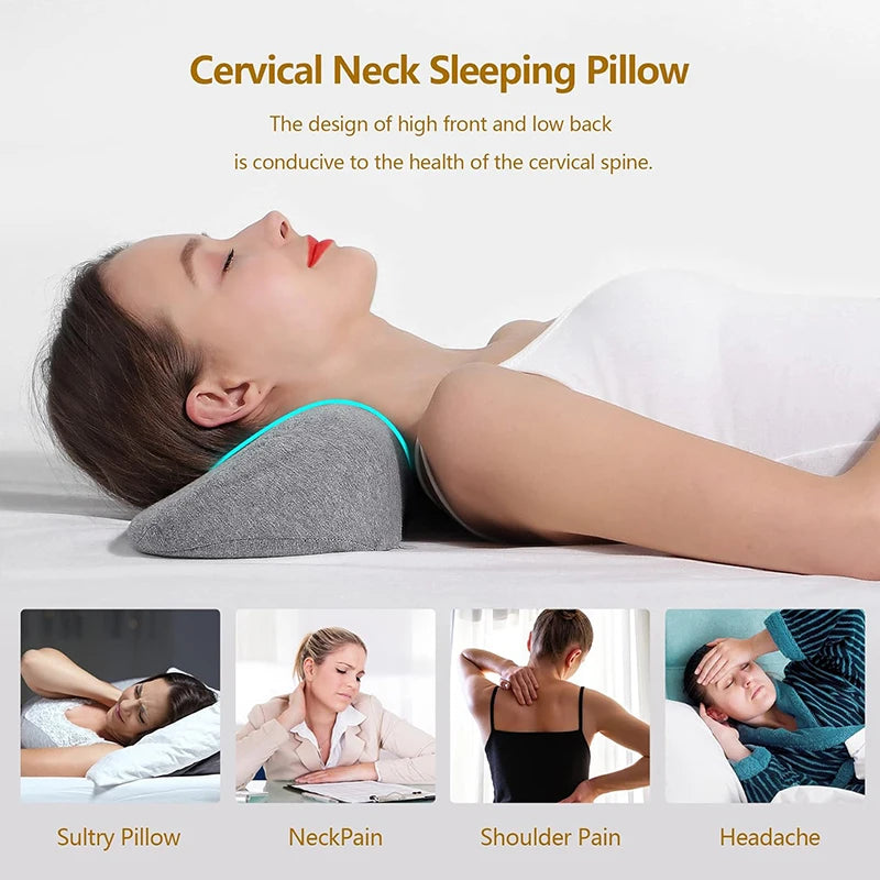 Cervical Pillow, Memory Foam Contour Pillow, Bed Pillows for Side