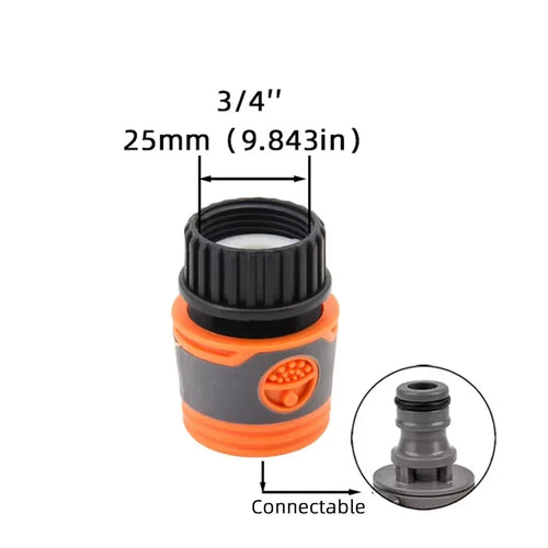 1-Pcs 1/2" 3/4" 1" Garden Hose Quick Connect Adapters -EU BPS Threaded