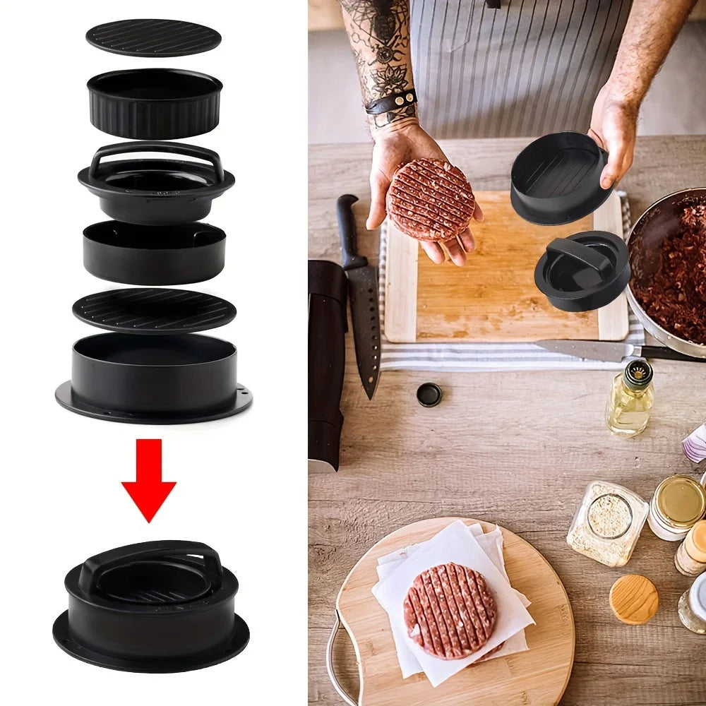 1 Set, Suitable for RV Kitchen, Non-stick Hamburger Machine, Meat Pie