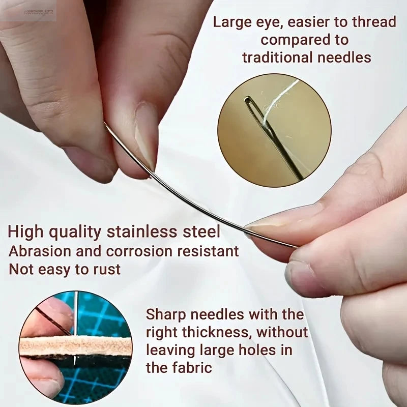 40 pieces of large hole and large eye sewing needles DIY tools,