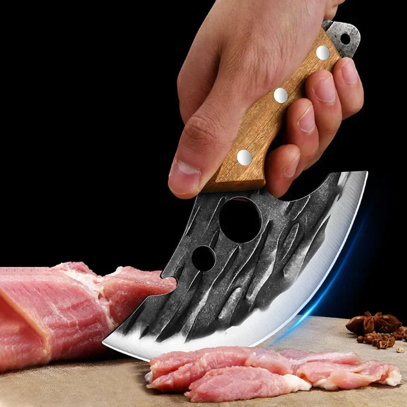 2025new Outdoor Pick Bones Dedicated Knife Hand-Forged Meat Cutting