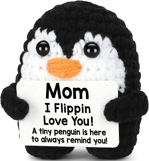 Positive Crochet Potato Animal with Positive Message, Emotional
