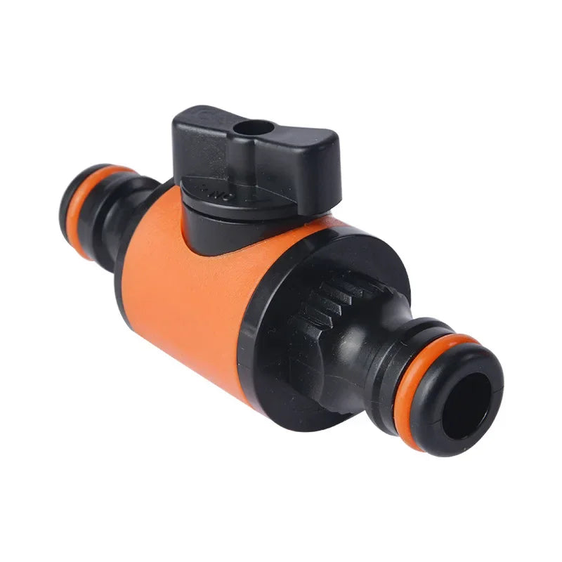 2PC Garden Hose Pipe Tap Shut Off Valve Fitting Connector Pipe Coupler