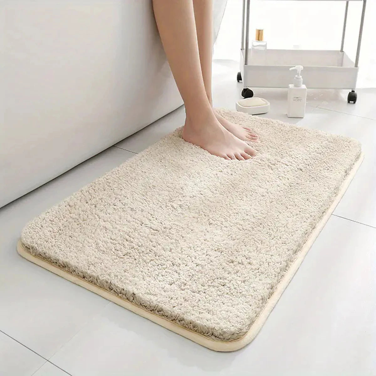 Water absorbtion anti slip bathroom mat thickened bathroom carpet long