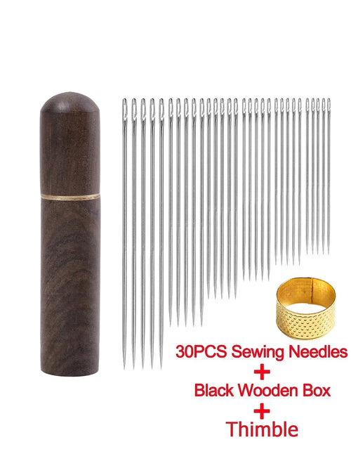 Side Hole Blind Sewing Needles Stainless Steel Elderly Needles Hand