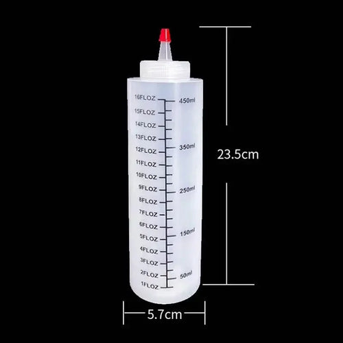 120/250/450ml Plastic Needle-nosed Scale Squeeze Bottle Squeezable