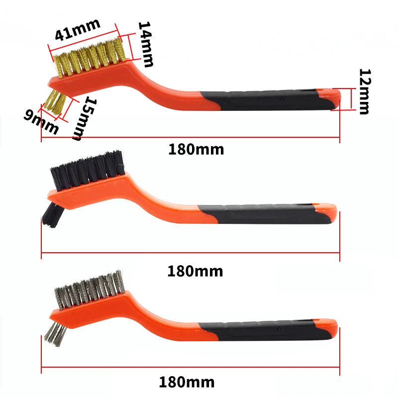 7 Inches Stainless Steel  Brush Brass Cleaning Brush Polishing Rust