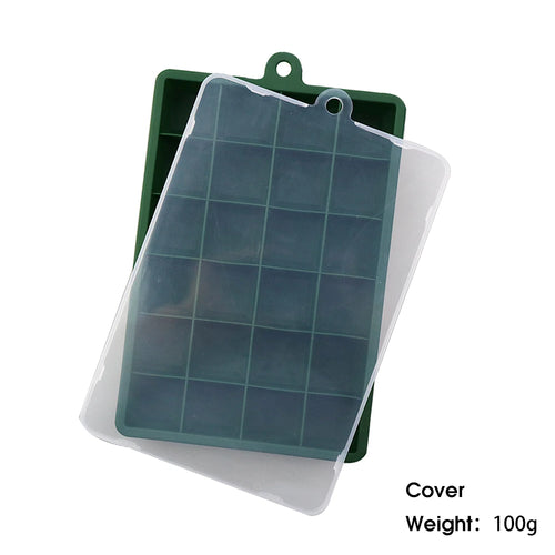With Lid /No Lid 24-hole Silicone Ice Tray Square Box Auxiliary Food