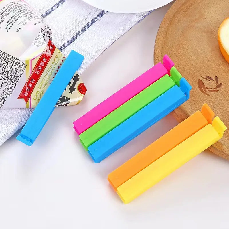 5-30pcs Colorful Sealing Clips Moisture-Proof Fresh-Keeping Snack Bag
