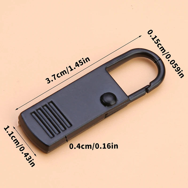 5pcs Detachable Zipper Pull, Replacement Zipper Accs For Jeans &