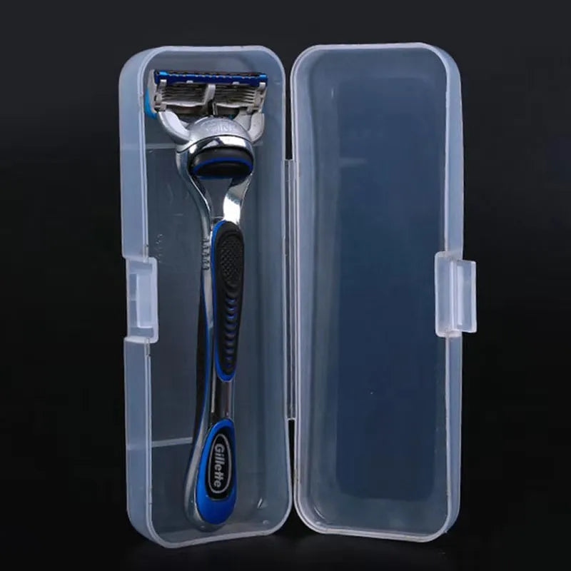Stylish and Durable Shaving Storage Box for Men's Razors, Easy to
