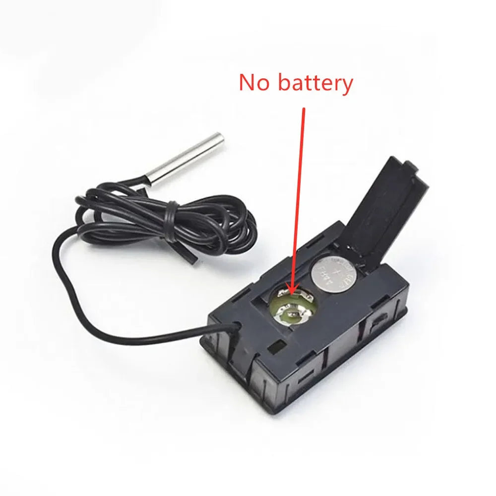 Mini Digital LCD Thermometer With Probe Indoor Convenient Temperature