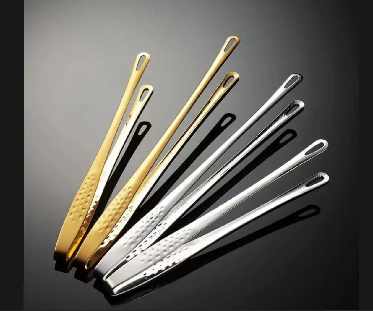 Stainless Steel BBQ Tongs Food Tongs BBQ Steak Tongs Bread Tongs