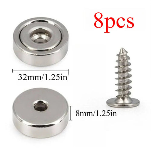 A25/A32/A20/A16 circular magnets, countersunk hole , widely used in