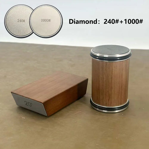 Rolling Knife Sharpener Magnetic Knife Holder Diamond Sharpening Stone