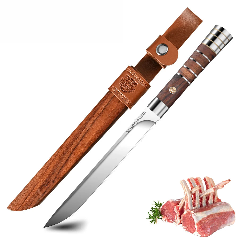 1/2/3-piece meat cutting knife set -M390 stainless steel 62HRC