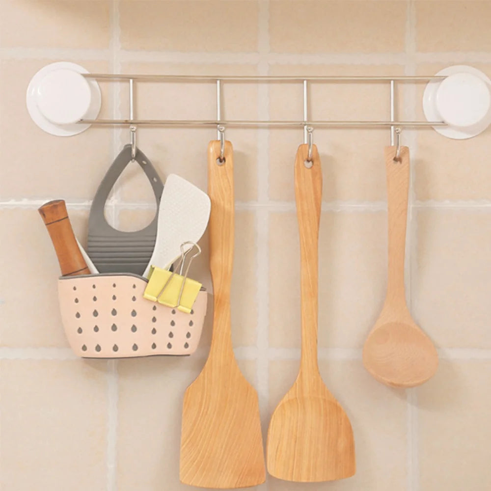 Kitchen Sink Drain Rack Strainer Storage Organizer for Sponges and